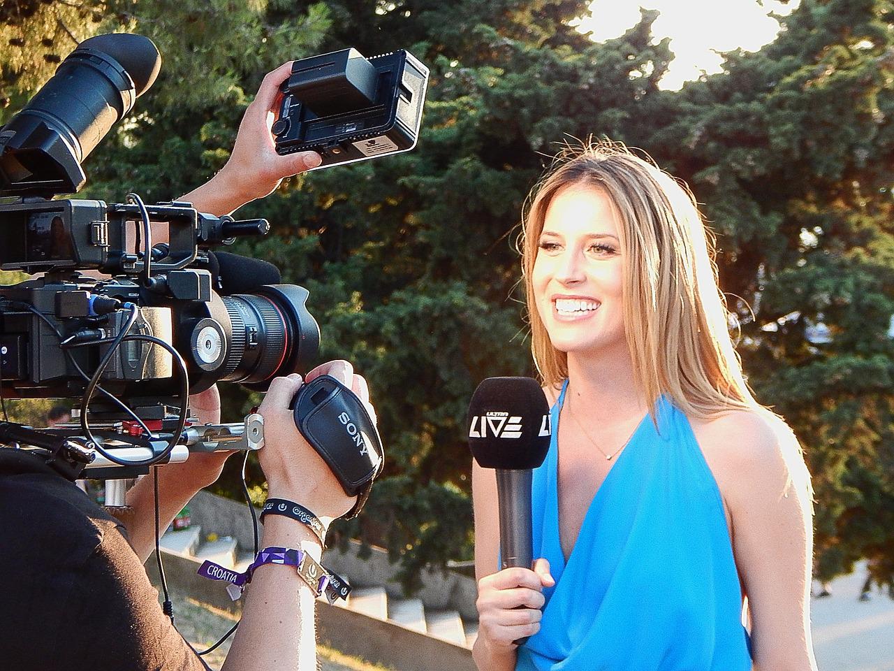 reporter, camera, journalist